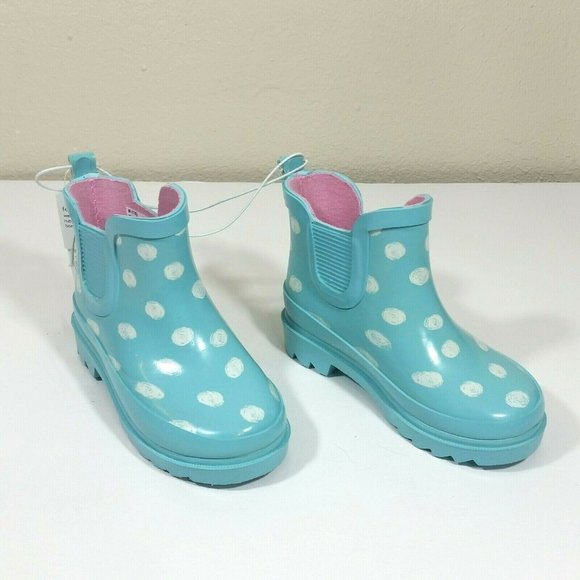 Girls Cat & Jack Tiffany Polka Dot Rain Boots - Picture 3 of 9